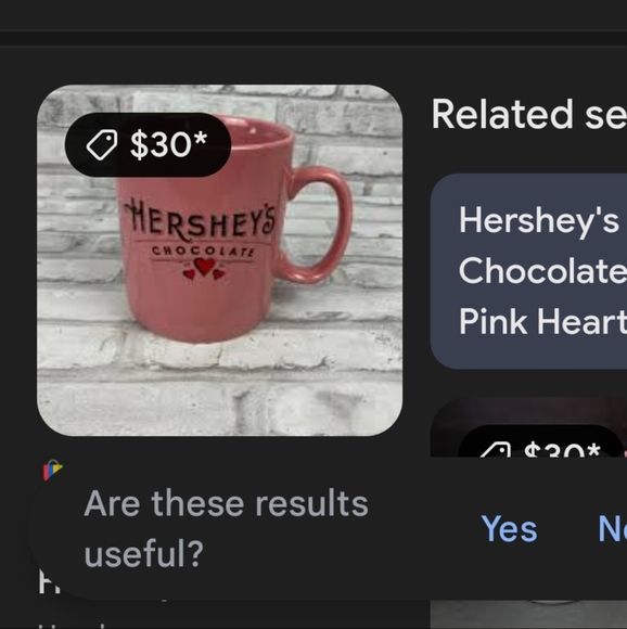 Hershey's Pink w/hearts jumbo coffee Mug limited edition - Picture 8 of 8